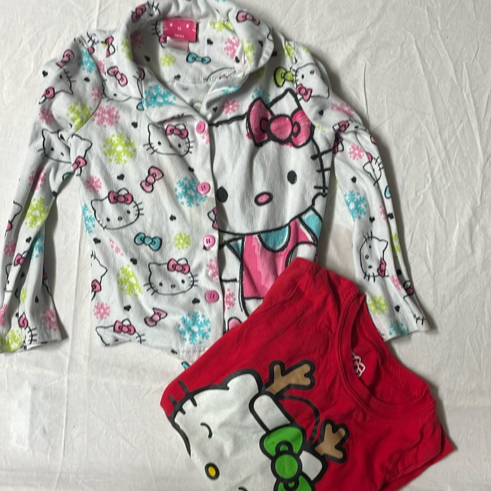 Hello kitty pajama set and top